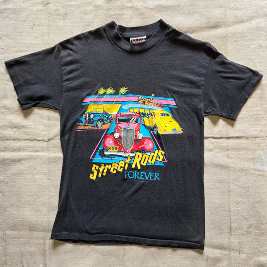 Vtg 80s Street Rods Forever Tee Drive In M/L