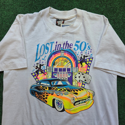 90s Lost in the 50s Hot Rod Tee