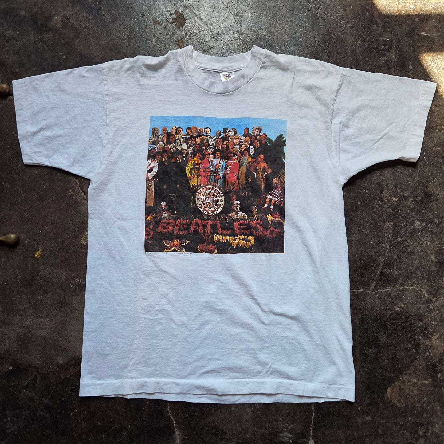 Vtg 1990 The Beatles Sgt Peppers T Shirt 90s Band XL