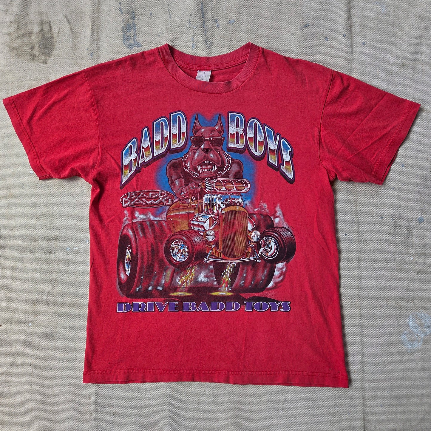 90s Badd Boys Drive Badd Toys Dawgs T Shirt Hot Rod Large