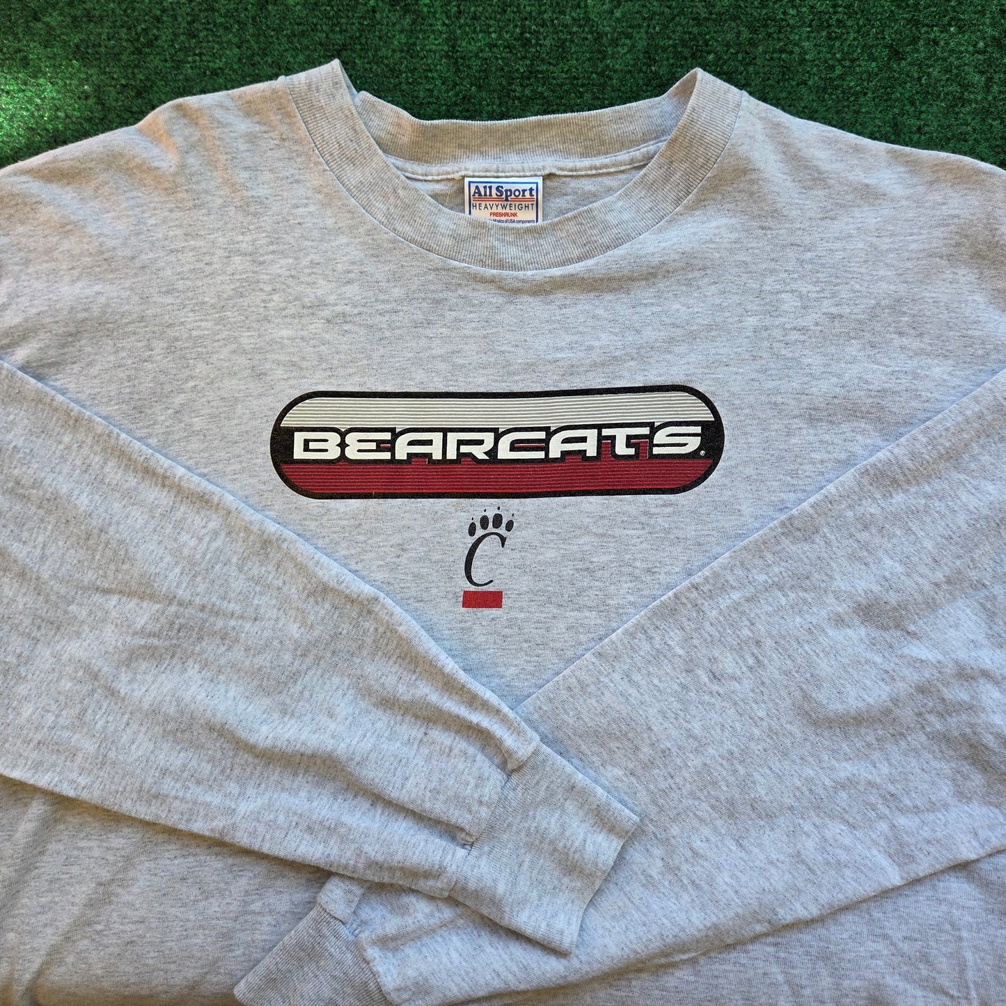 Vtg 90s Cincinnati Bearcats LS Tee