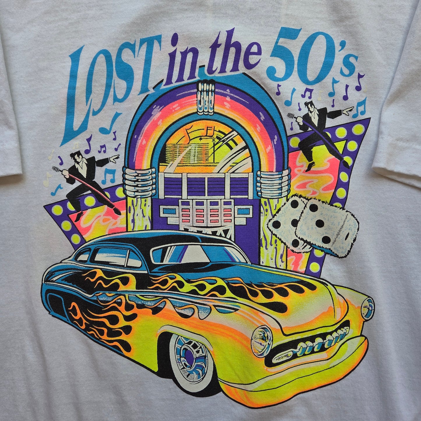 90s Lost in the 50s Hot Rod Tee