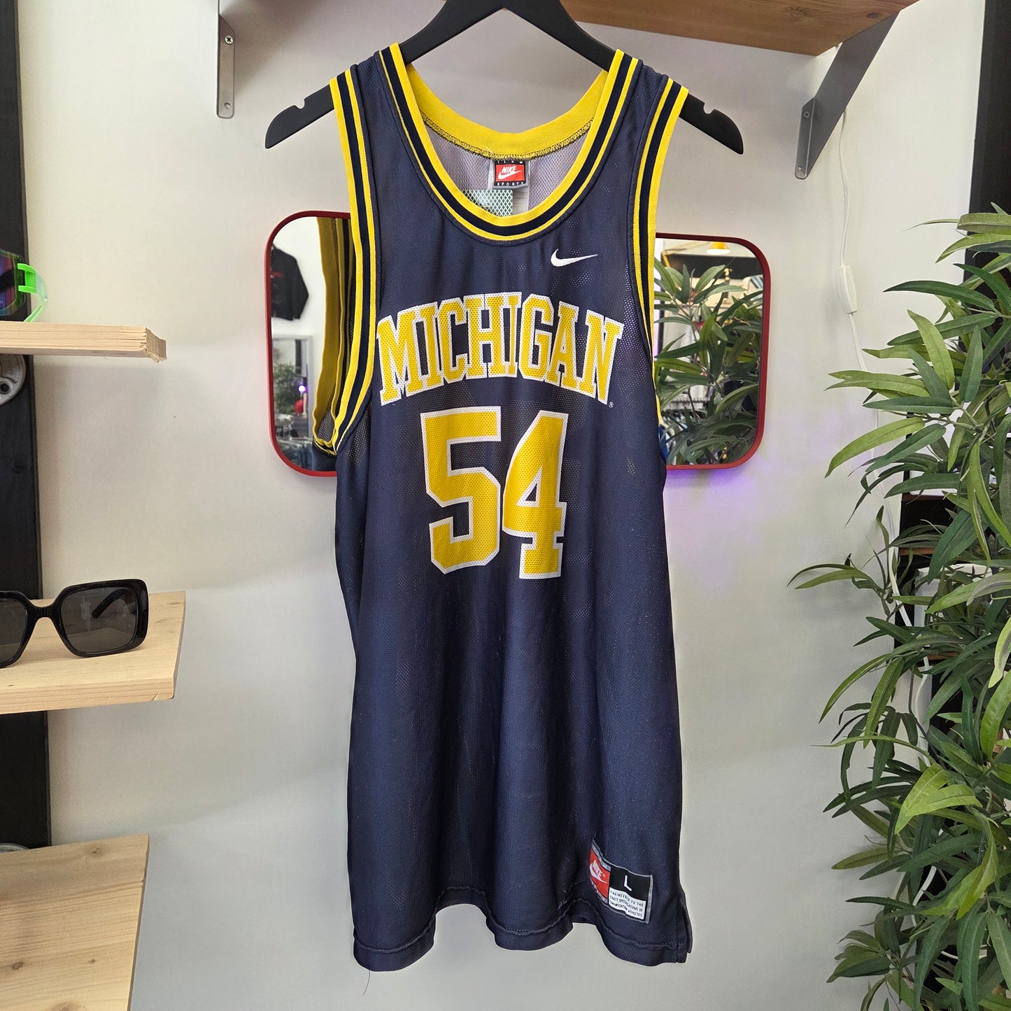 1990s Nike Michigan Jersey L