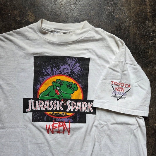 1993 WEBN Jurassic Spark T Shirt 1990s Cincinnati Vintage 90s