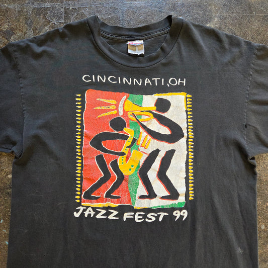 Vtg 1999 Cincinnati Jazz Fest T Shirt 90s XL
