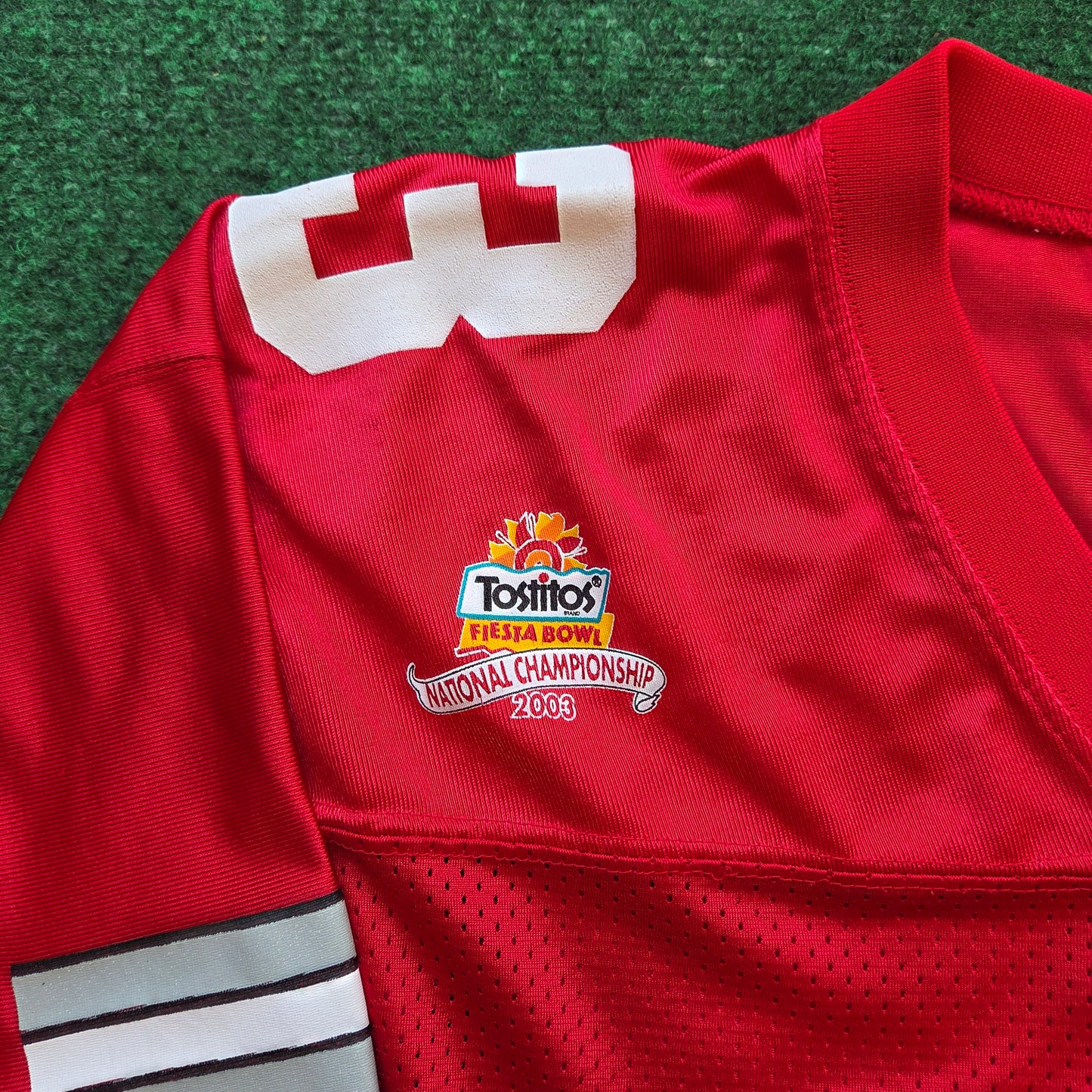 2003 Adidas OSU Buckeyes Jersey Tostitos Bowl 13 Fits L/XL