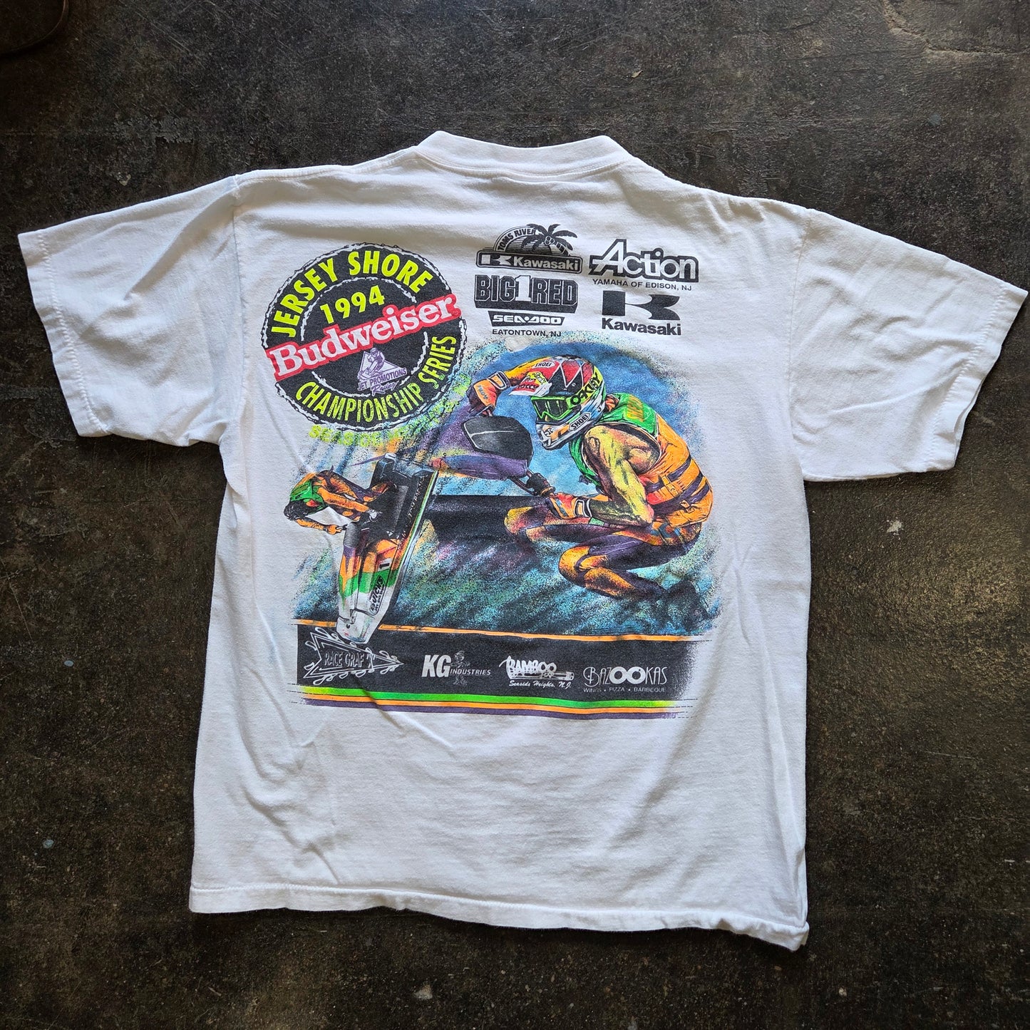 1994 Budweiser Jersey Shore Championship Sea Doo Large T Shirt