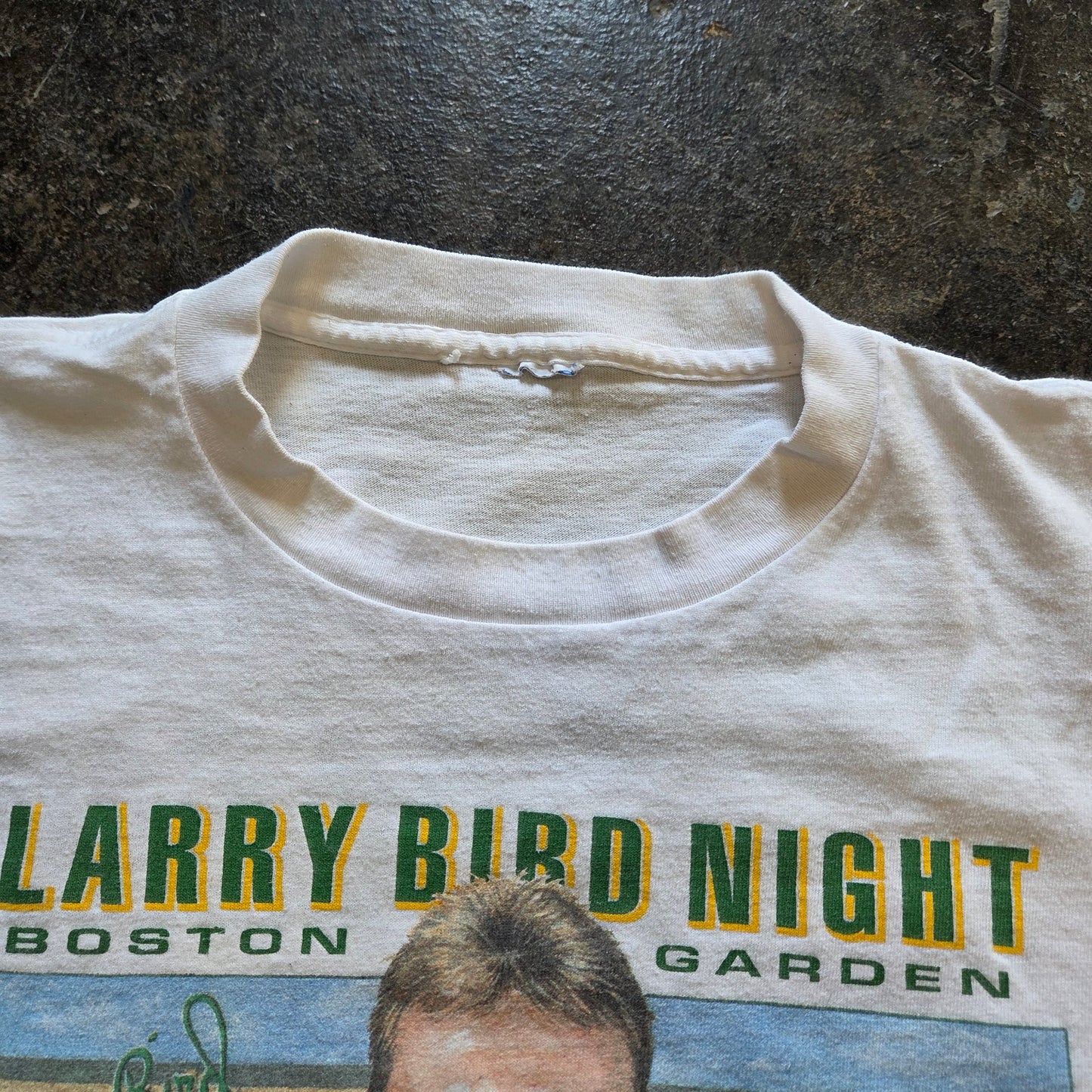 Vtg 1993 Larry Bird Boston Celtics Salem T Shirt