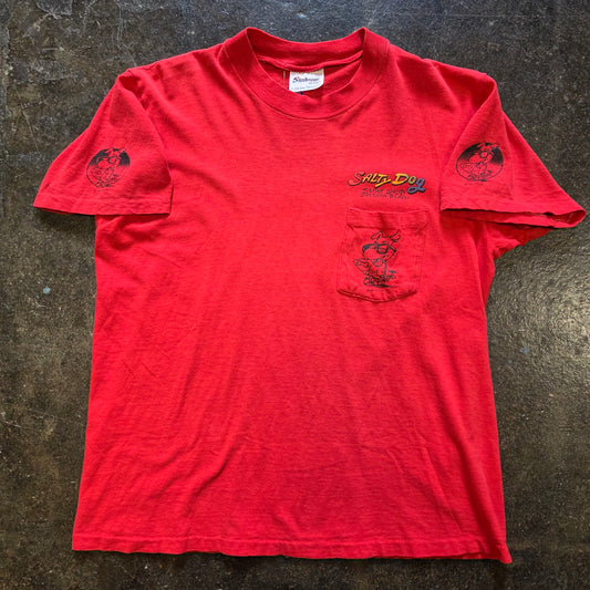 1980 Daytona Beach Salty Dog Pocket T Shirt Medium Surf