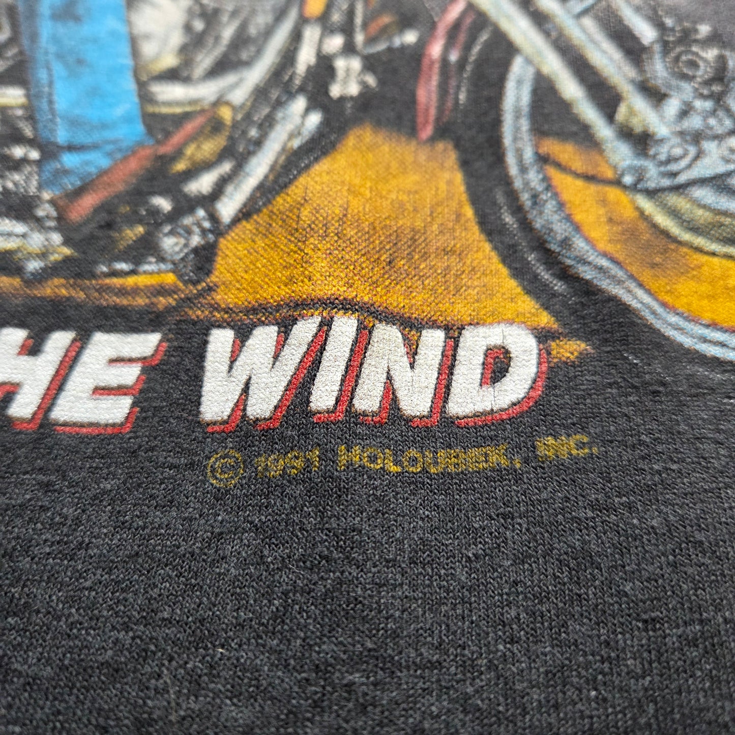 Vtg Harley Davidson Ride Like The Wind Buddy Stubbs Phoenix T Shirt Tee Large