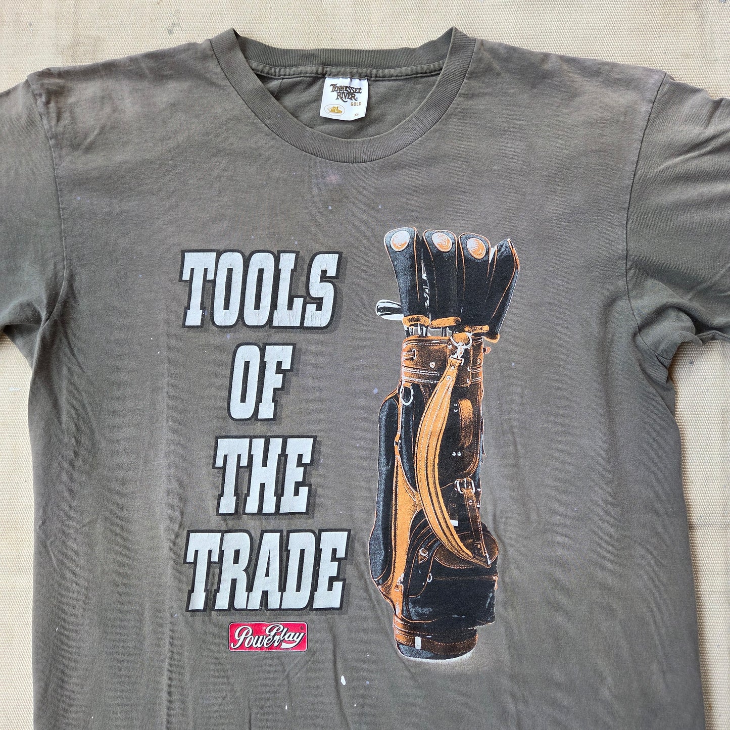 Vtg Golf Tools of the Trade Power Play T Shirt 90s 1990s