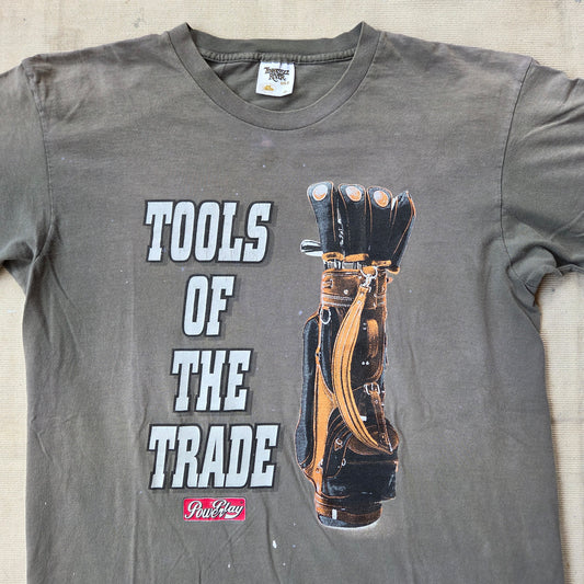 Vtg Golf Tools of the Trade Power Play T Shirt 90s 1990s