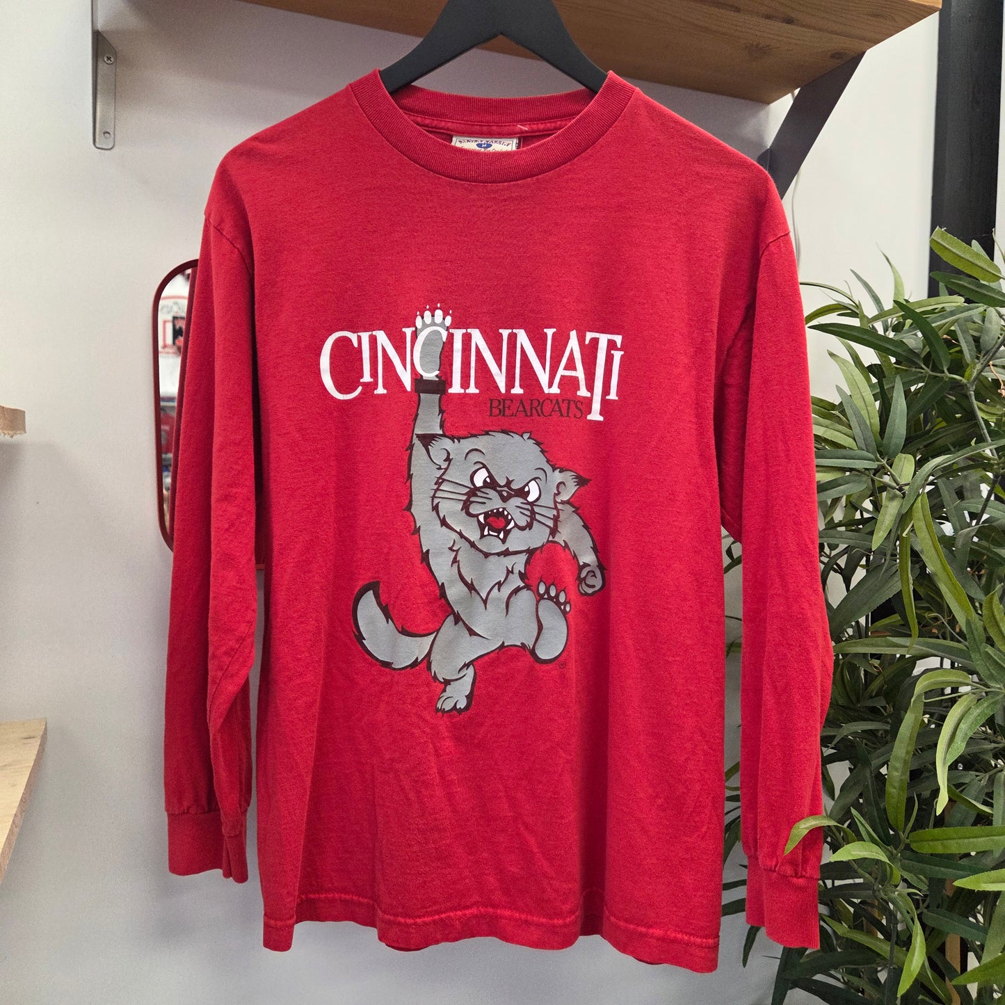 90s/Y2k Bearcats Old Logo LS Shirt