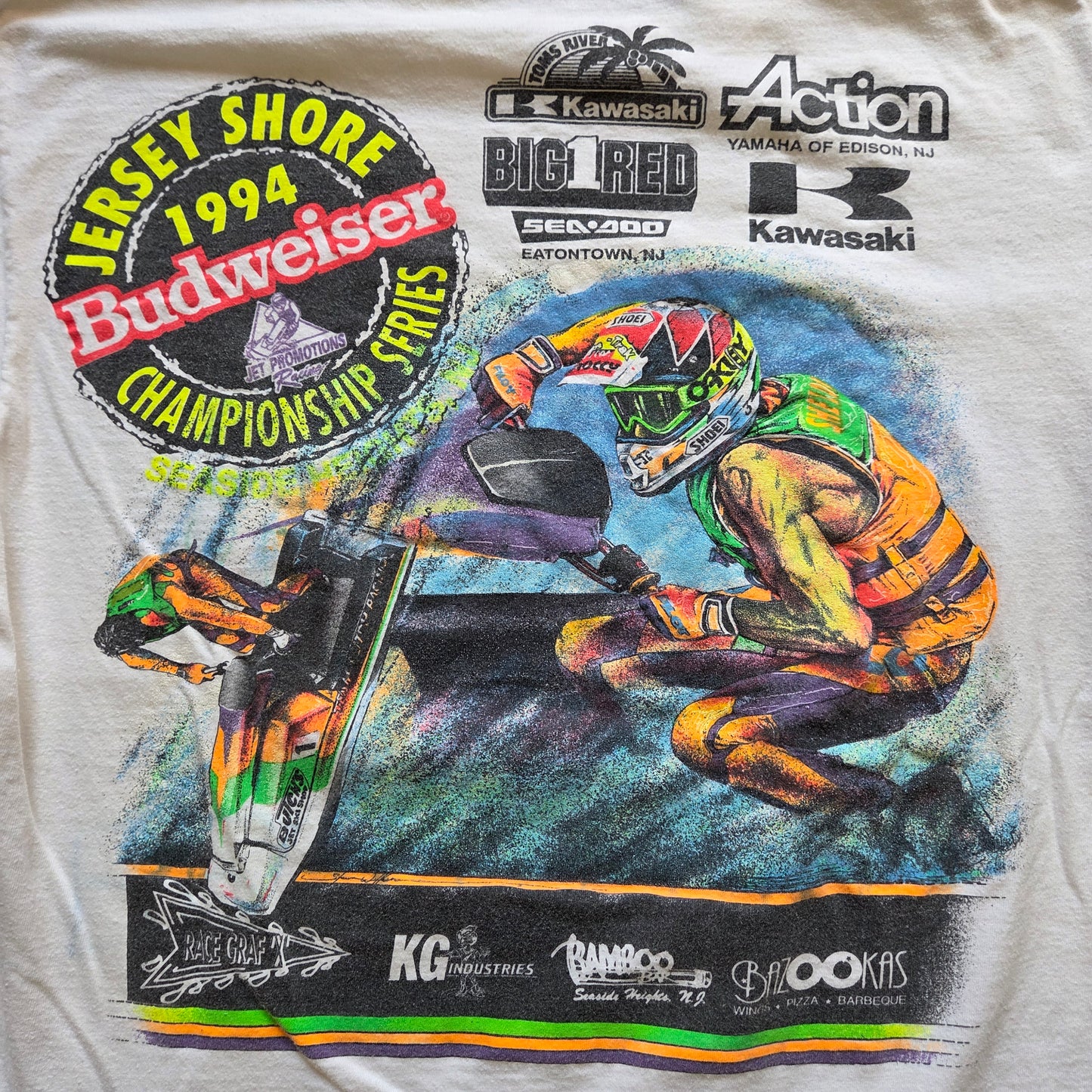 1994 Budweiser Jersey Shore Championship Sea Doo Large T Shirt