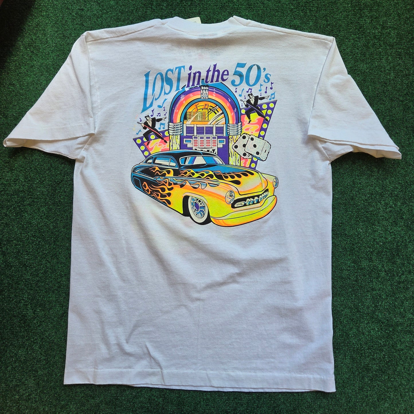 90s Lost in the 50s Hot Rod Tee
