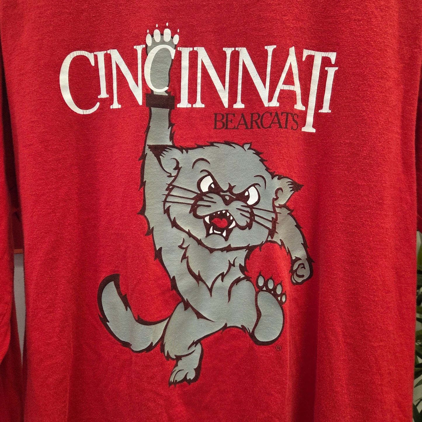 90s/Y2k Bearcats Old Logo LS Shirt