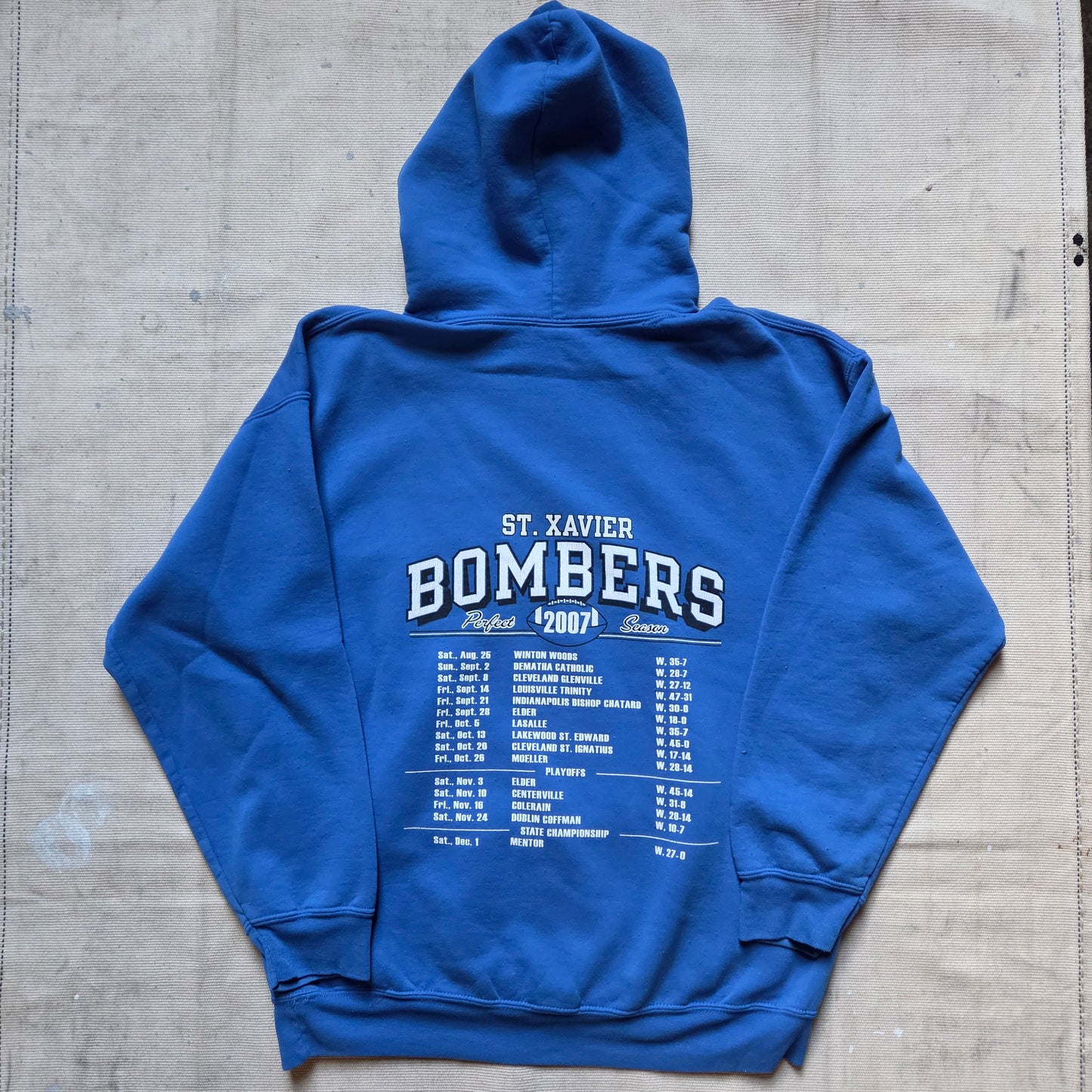 2007 St. Xavier Bombers Football HS Hoodie