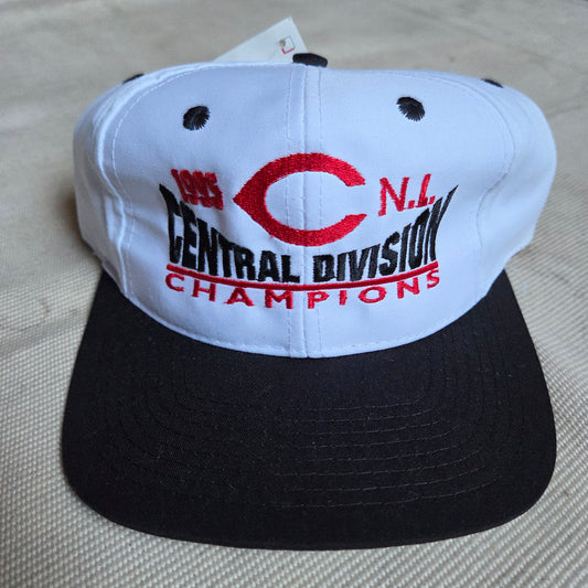 Vtg 1995 Cincinnati Reds NL Champions NOS Snapback Hat