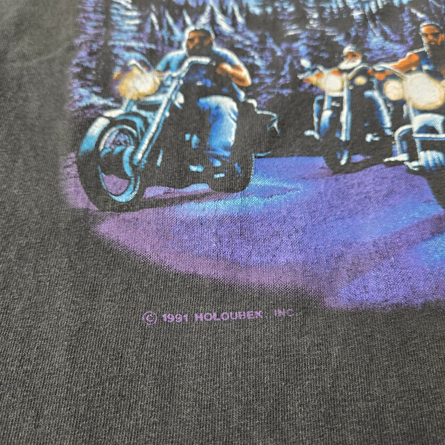Vtg 90s Harley Davidson T Shirt Killeen Texas Wolf Legends Medium