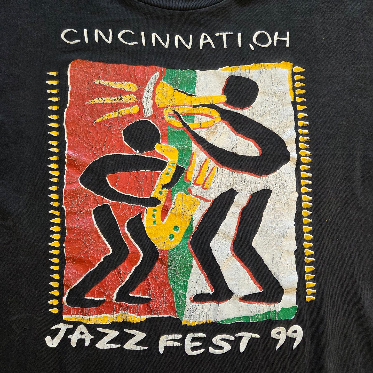 Vtg 1999 Cincinnati Jazz Fest T Shirt 90s XL