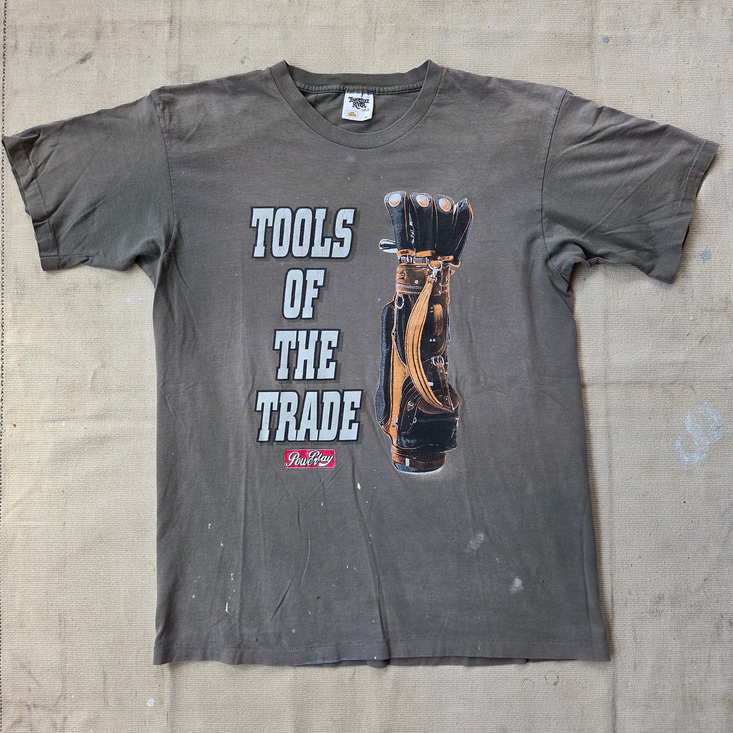 Vtg Golf Tools of the Trade Power Play T Shirt 90s 1990s