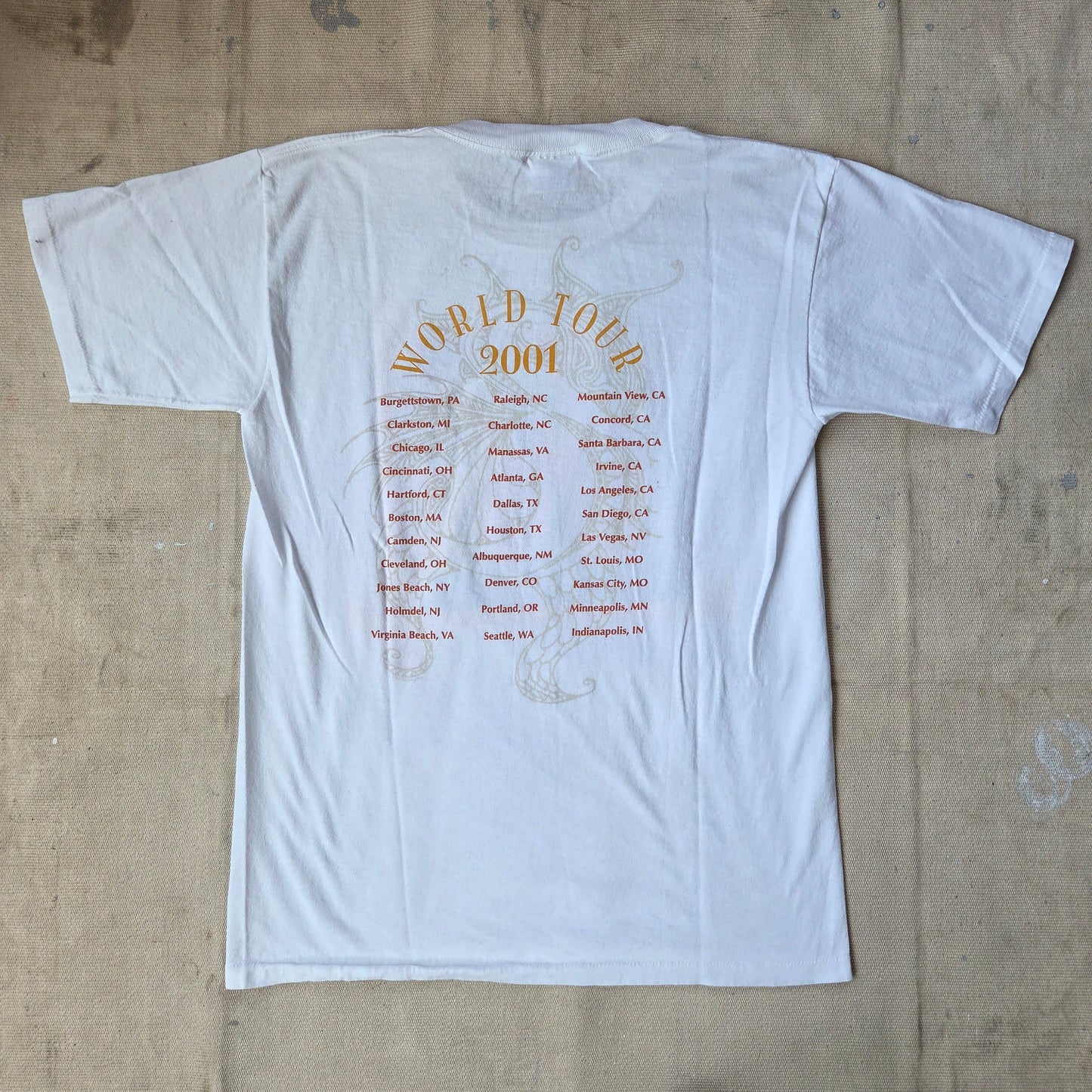 2001 Stevie Nicks World Tour T Shirt