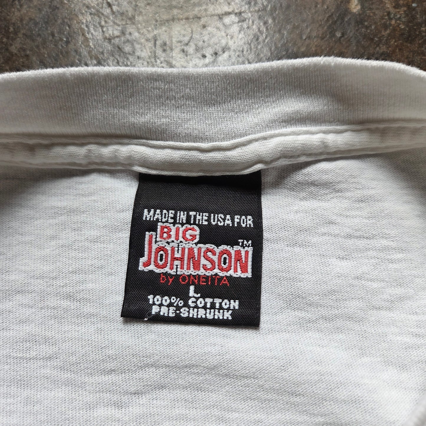 Vtg 1993 Big Johnson Shotguns T Shirt Funny Comedy Large 90s