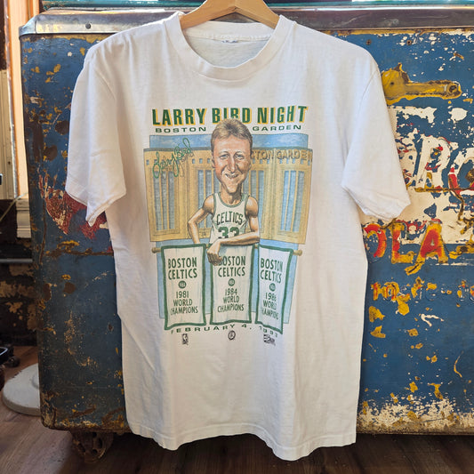 Vtg 1993 Larry Bird Boston Celtics Salem T Shirt