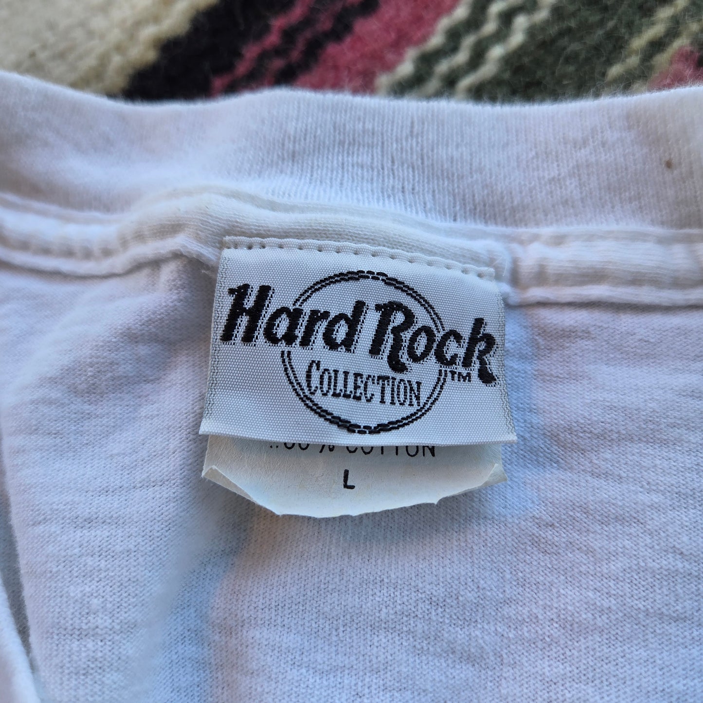Vtg 1990 Peter Max Hard Rock Cafe New York T Shirt Large 90s