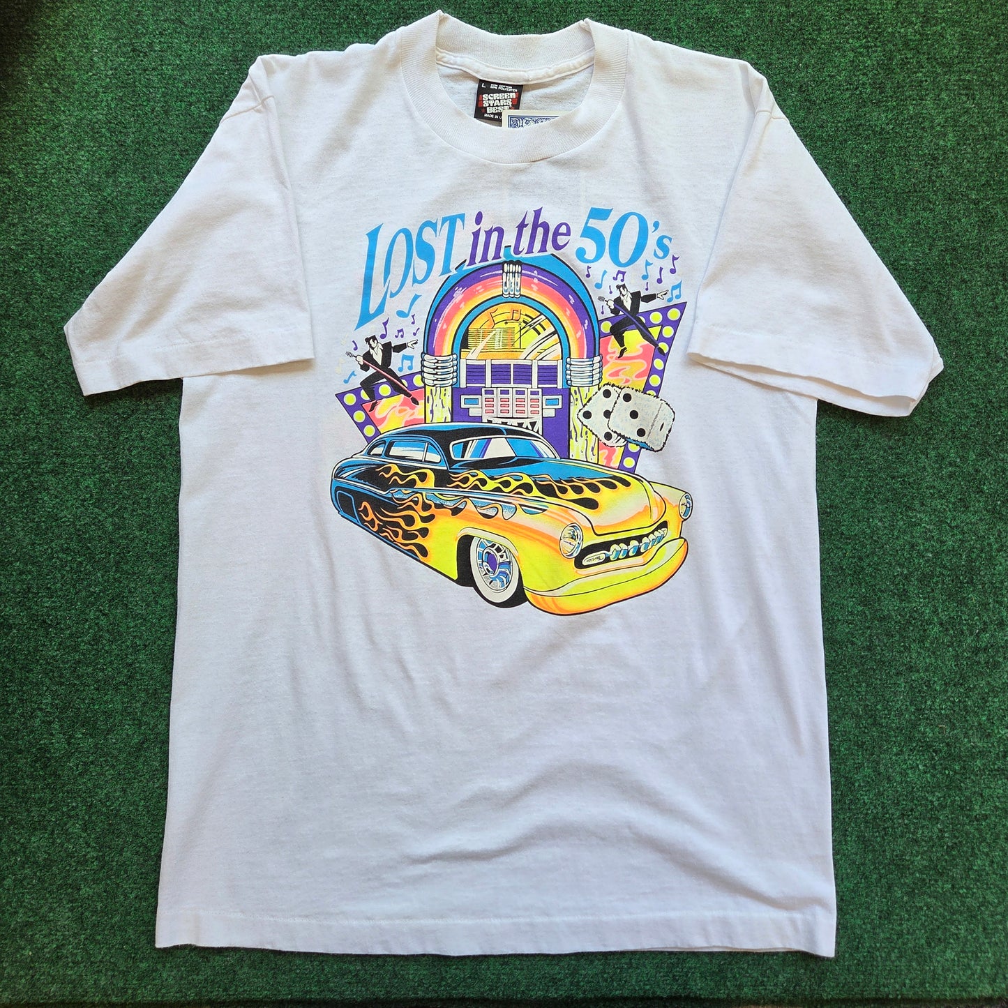 90s Lost in the 50s Hot Rod Tee