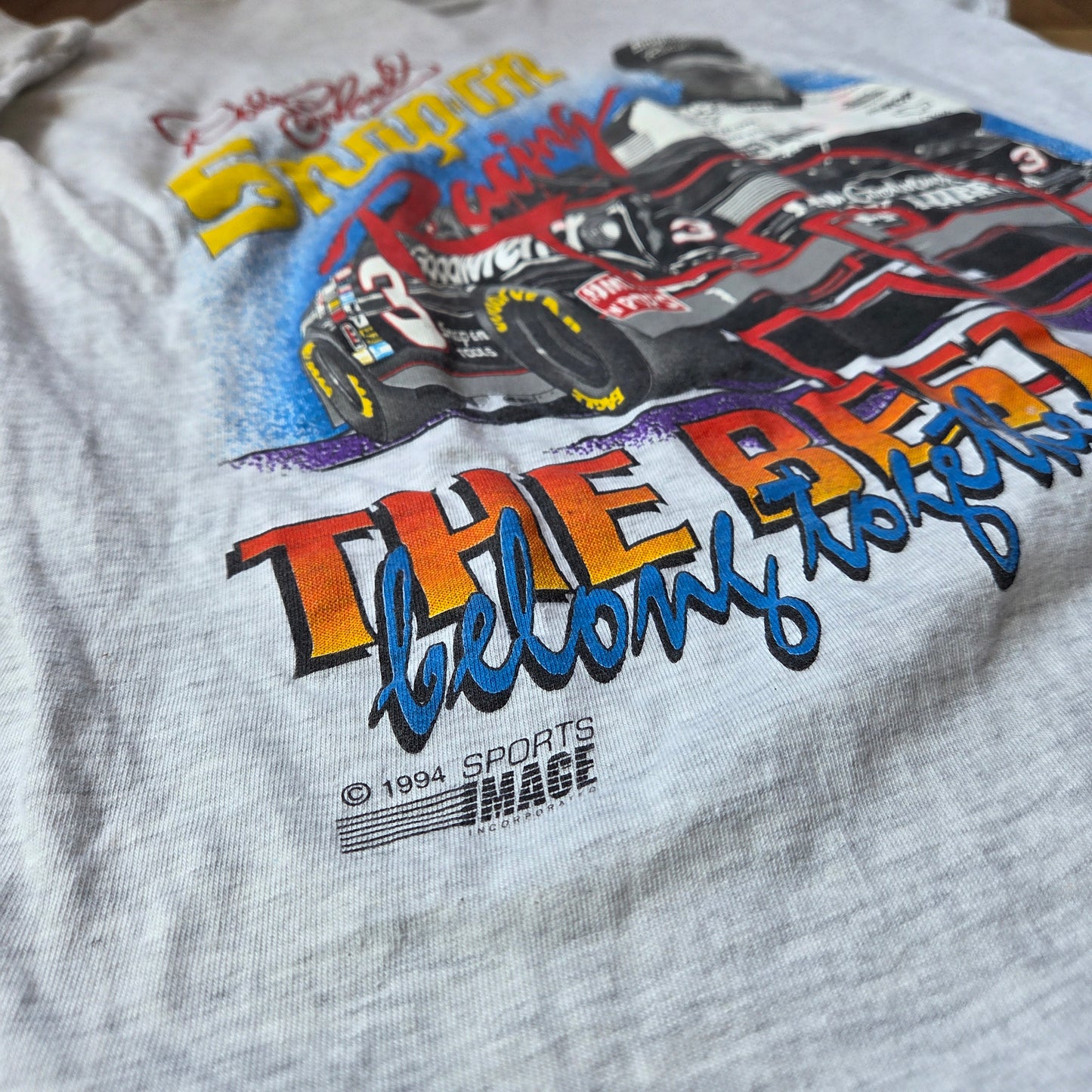 Vtg 1994 Dale Earnhardt Snap On Racing T Shirt Large 90s Nascar