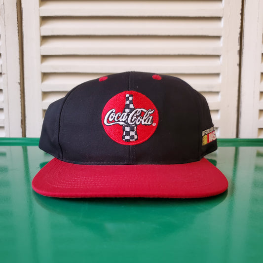 Vintage Coca Cola Nascar Racing Snapback Hat