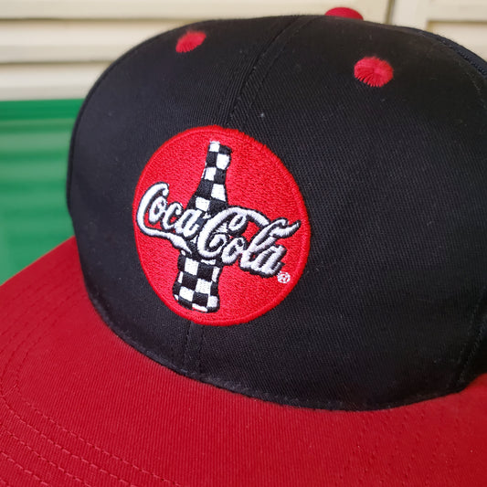 Vintage Coca Cola Nascar Racing Snapback Hat