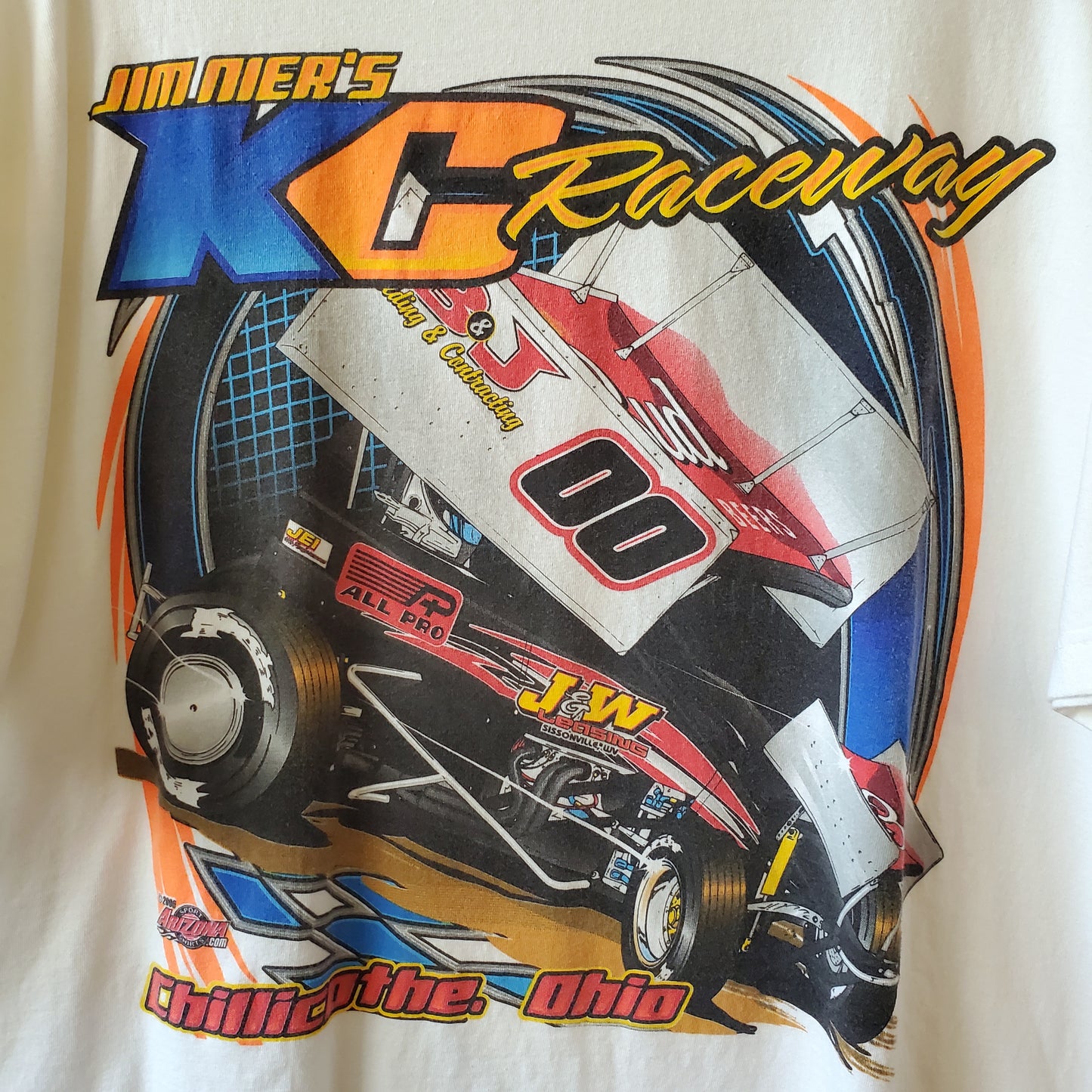 KC Racing Chillicothe Ohio Tee 2XL