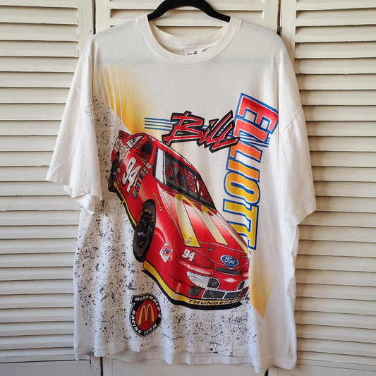 Vintage 1995 Bill Elliot McDonalds Nascar Racing XL Tee