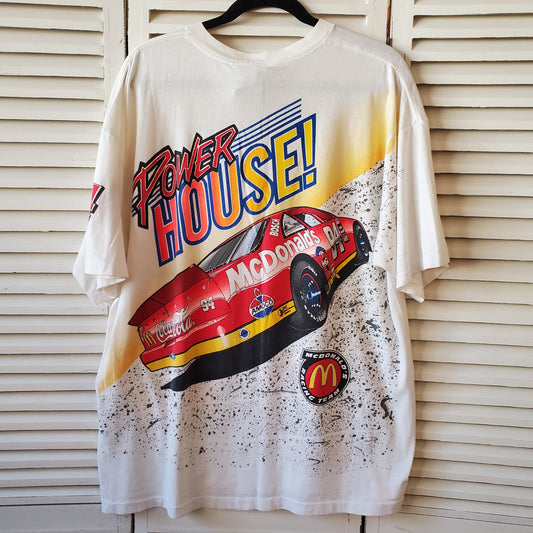 Vintage 1995 Bill Elliot McDonalds Nascar Racing XL Tee