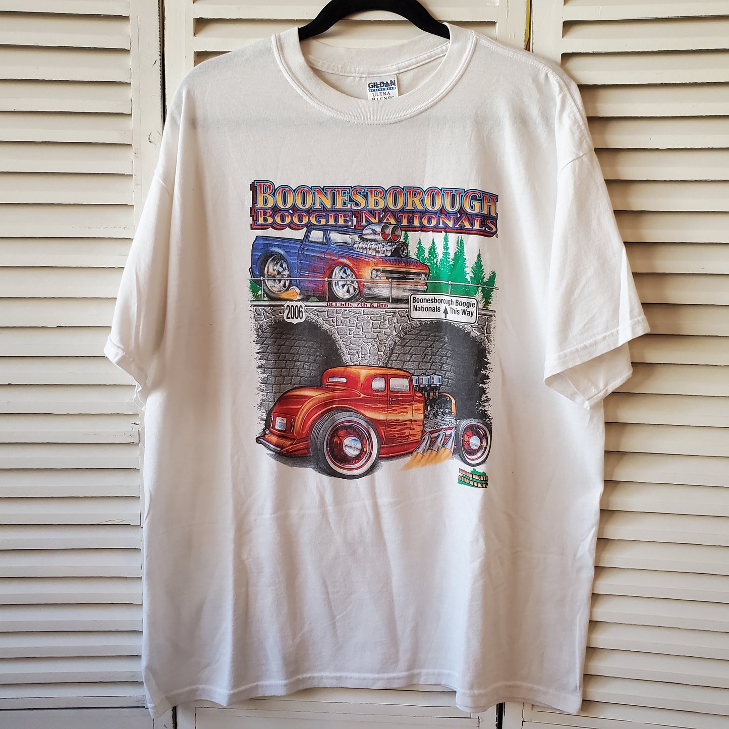 2006 Boonesborough Boogie Nationals XL Hot Rod Tee Shirt