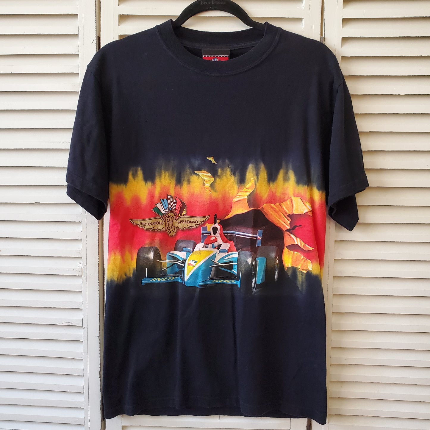 Indianapolis 500 Indy Tie Dye Racing Tee Adult Small Brickyard Shirt