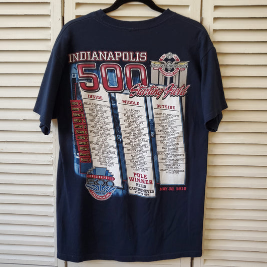 2010 Indianapolis 500 Indy Racing Medium Tee Shirt Motor Speedway