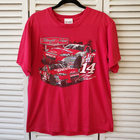 Tony Stewart Nascar Racing Office Depot Old Spice Adult Medium Tee Shirt