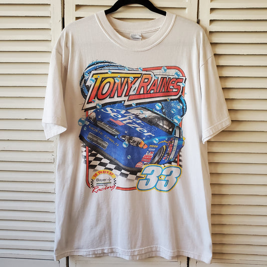 Tony Raines Nascar Racing Tee Shirt Alka Seltzer Monte Carlo Chevy