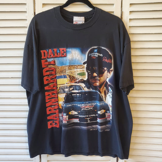 Vtg 90s Dale Earnhardt Nascar Racing Adult XL Tee