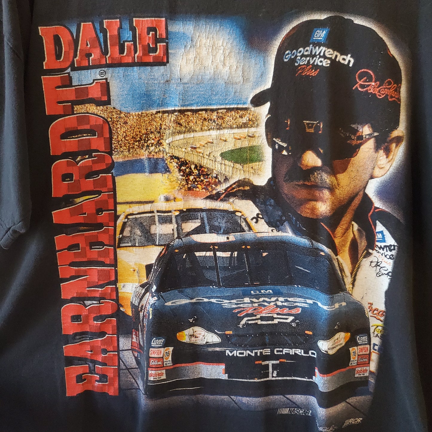 Vtg 90s Dale Earnhardt Nascar Racing Adult XL Tee