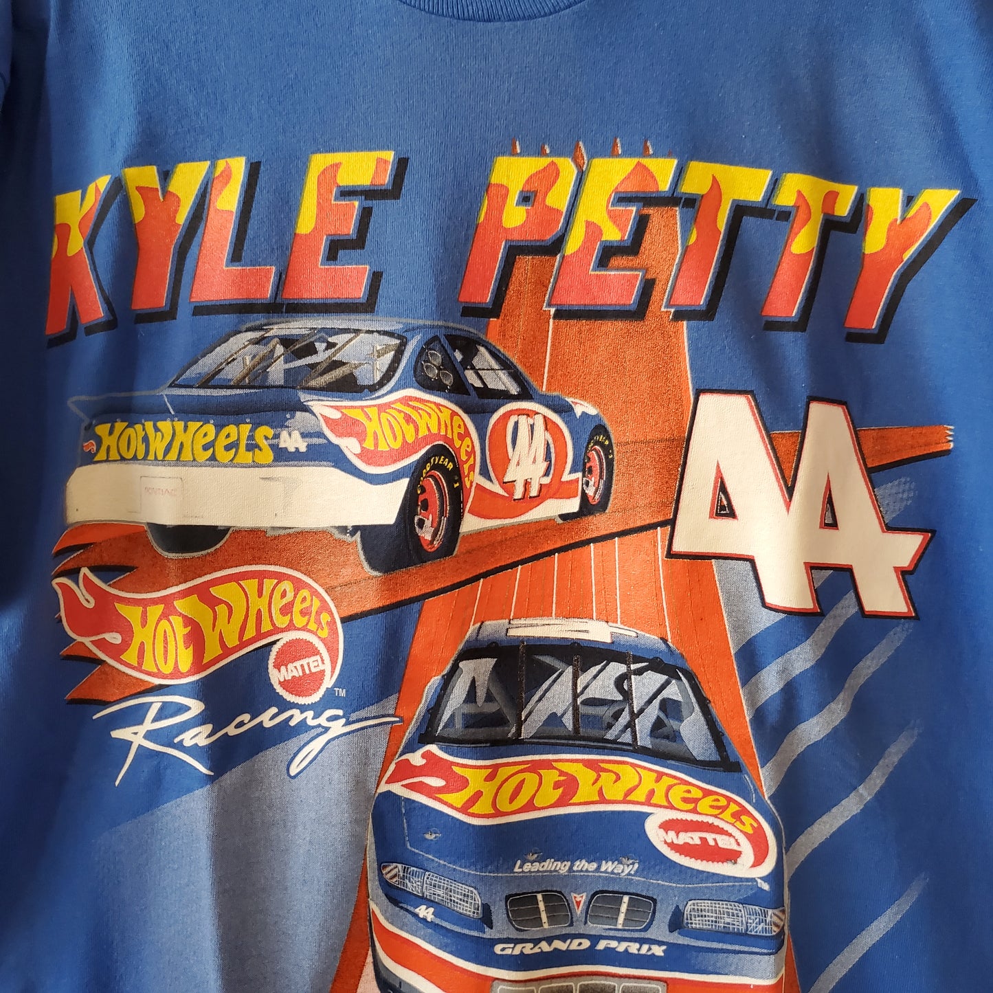 Vtg 1997 Kyle Petty Hot Wheels Nascar Racing Tee Adult Large Shirt