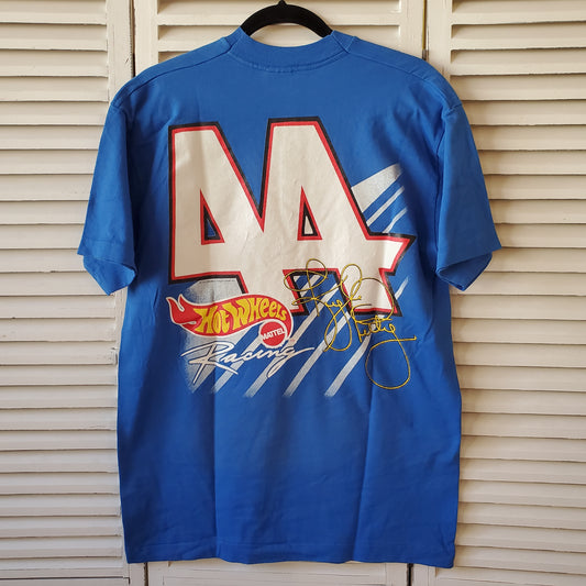 Vtg 1997 Kyle Petty Hot Wheels Nascar Racing Tee Adult Large Shirt