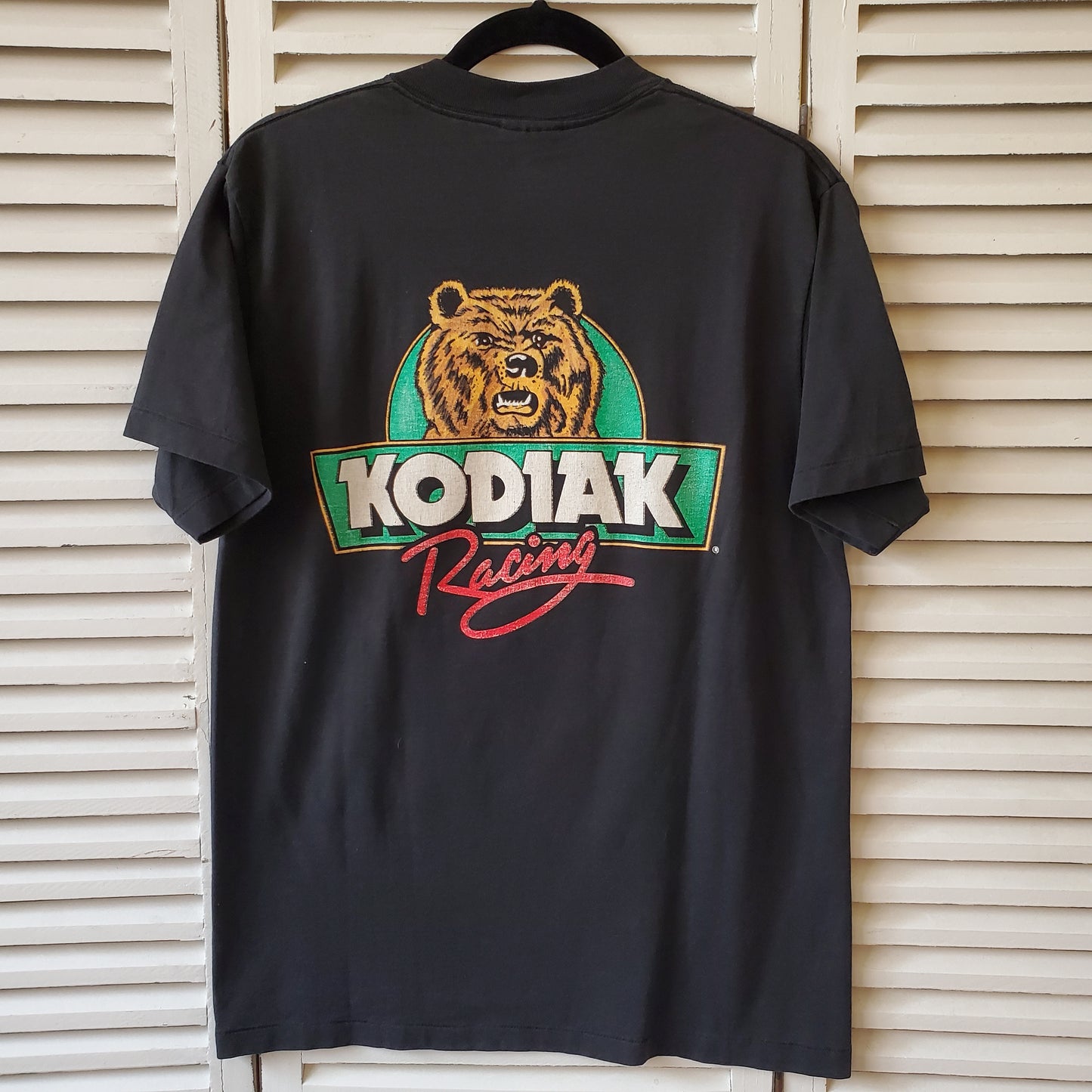 Vtg 1989 Rusty Wallace Kodiak Nascar Racing Tee Adult Large