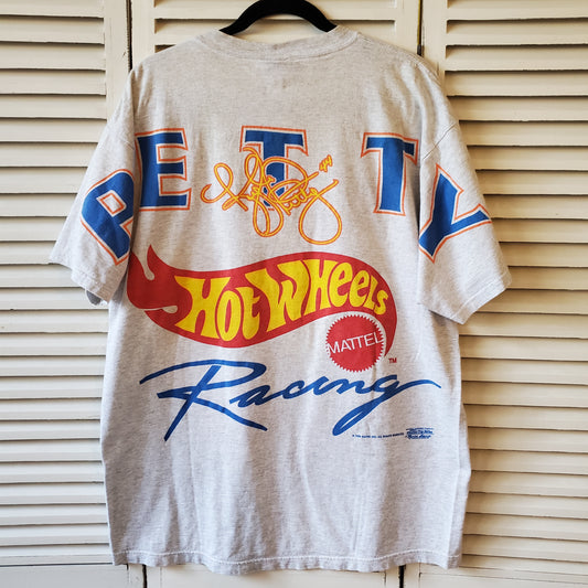 Vtg 1998 Kyle Petty Hot Wheels Nascar Racing Tee Shirt Adult XL