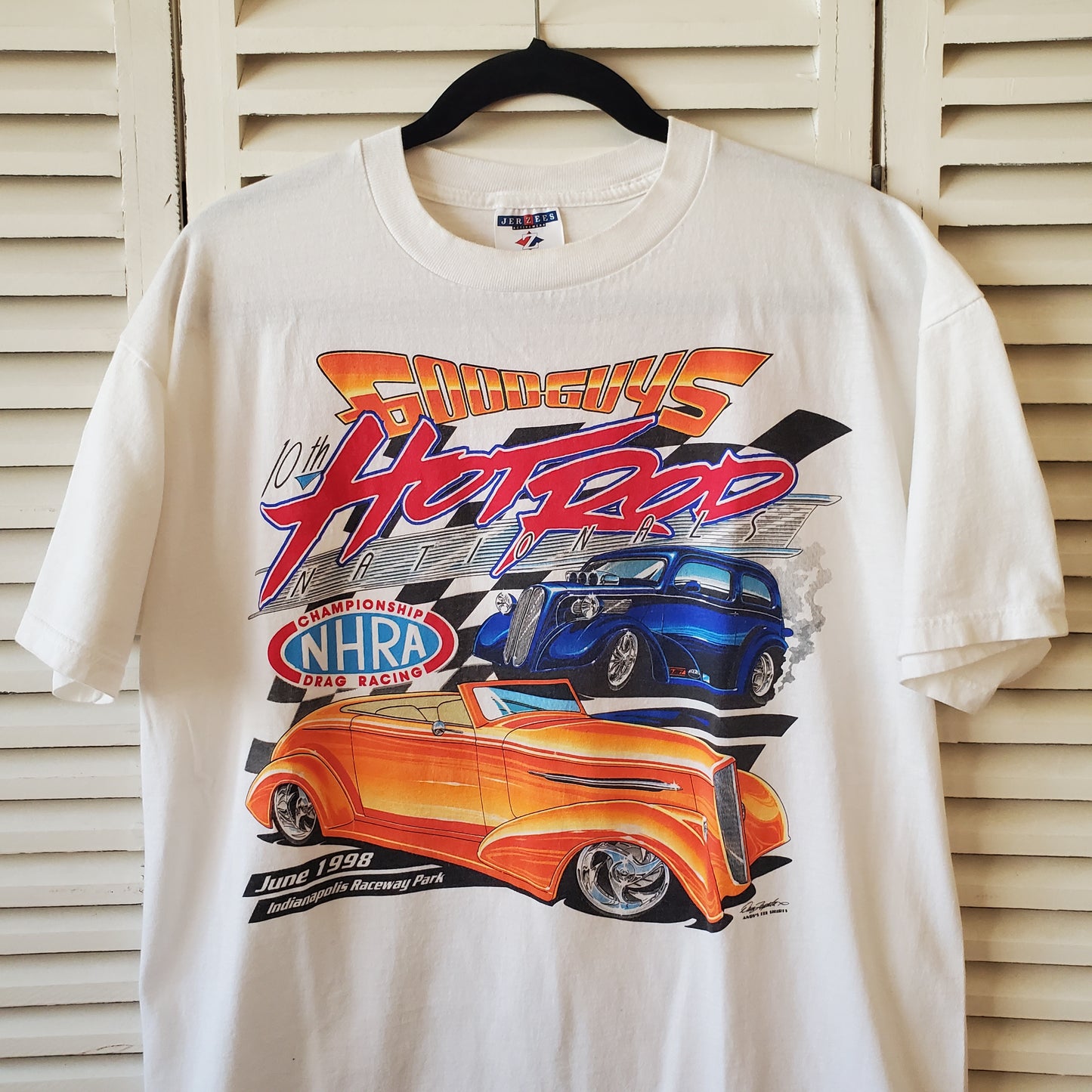 1998 Good Guys Hot Rod Nationals NHRA T Shirt Large Tee