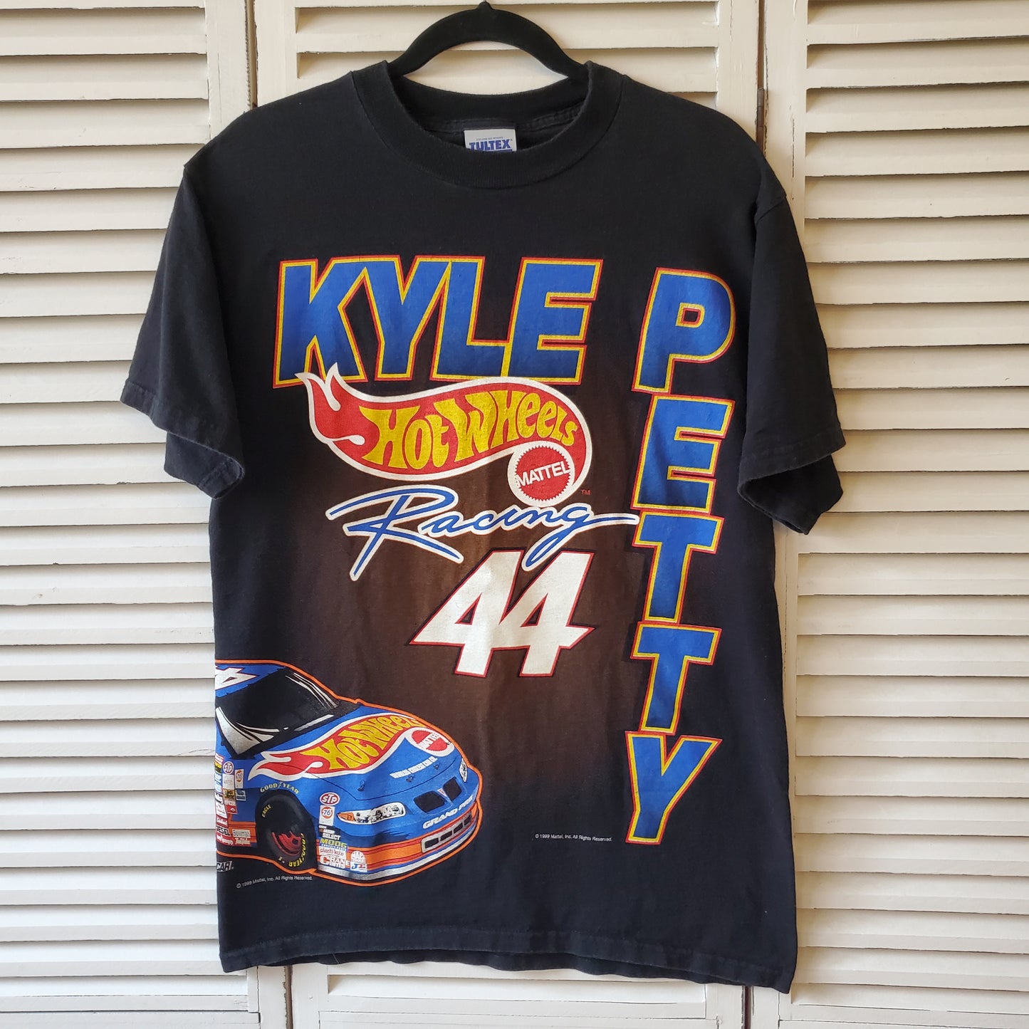 Vtg 1999 Kyle Petty Hot Wheels Nascar Racing Tee Adult Medium Shirt