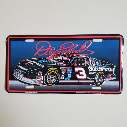 Dale Earnhardt Nascar Racing License Plate Collectible